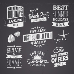 Summer Chalkboard Designs