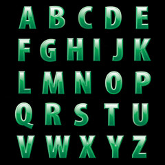 green alphabet
