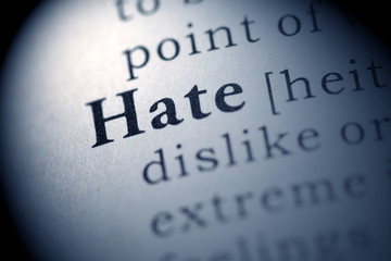 Obraz premium Hate