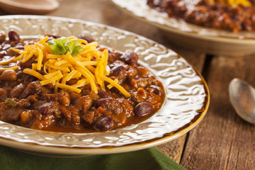 Spicy Homemade Chili Con Carne Soup