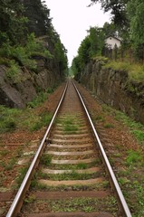 Railway into the distance