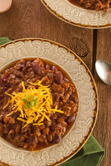Spicy Homemade Chili Con Carne Soup