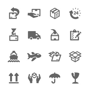 Shipping icons