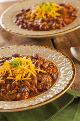 Spicy Homemade Chili Con Carne Soup