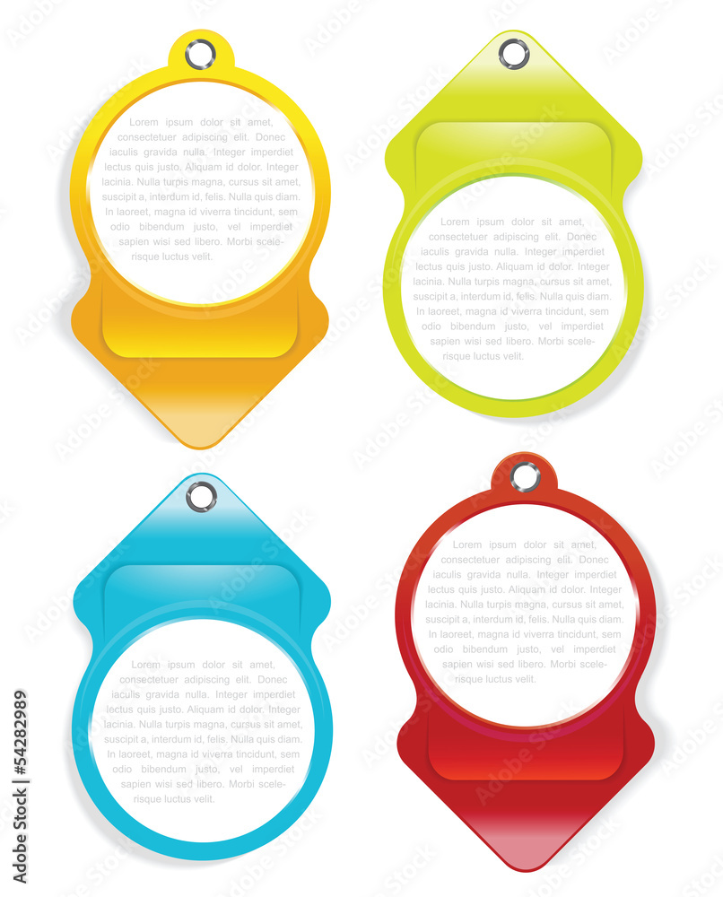 Poster Abstract vector background in the form of an arrow