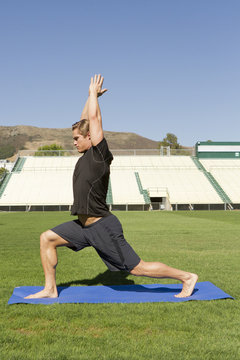 Young Man Working Out