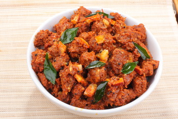 Kerala style meat fry,rost.