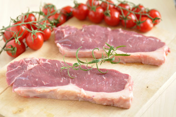 Rohes Rumpsteak