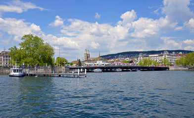 Fototapeta premium Zürich, Seesicht