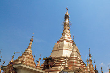 Fototapeta premium Sule pagoda in Yangon, Burma (Myanmar)