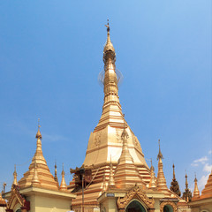 Fototapeta premium Sule pagoda in Yangon, Burma (Myanmar)