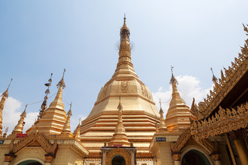 Fototapeta premium Sule pagoda in Yangon, Burma (Myanmar)