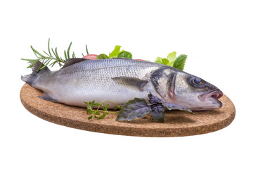 Raw seabass