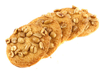 Cookies with peanuts