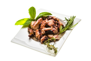 Grilled octopus