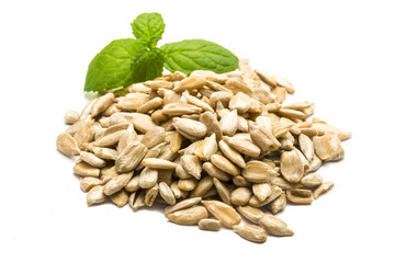 Sunflower seeds with mint
