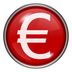 Red round glossy icon