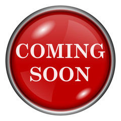 Red round glossy icon