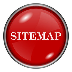 Red round glossy icon