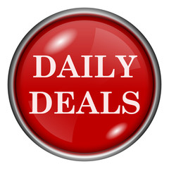 Red round glossy icon