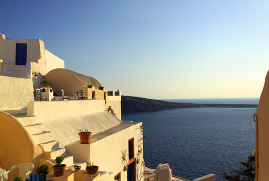 Paysage des &icirc;les grecques des Cyclades en Gr&egrave;ce