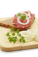 Brot mit Mett