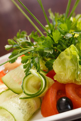 fresh vegetable salad