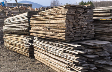 pile of logs