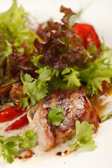 meat with vegetables