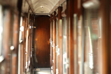 Vintage train carriage