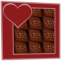 Chocolates in a box