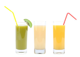 orange, kiwi and banana juice