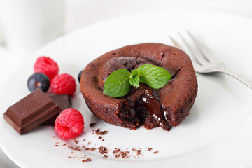 Chocolate cake - Lavakuchen