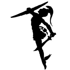 Perseus Silhouette Vektor