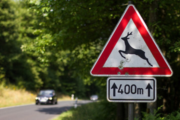german deer sign