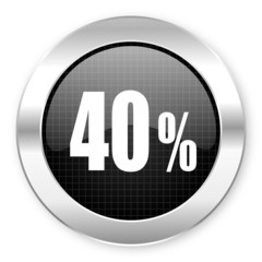 40 percent icon