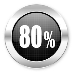 80 percent icon