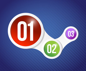 color numbers info graphics illustration design