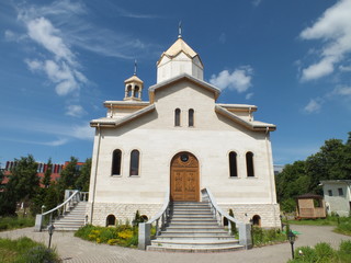 Fototapeta na wymiar Ormiański Kościół (Ryga, Łotwa)