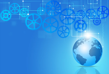 Blue Business Tech Background