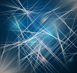 Ice abstract background with lines texture of the frosty surface