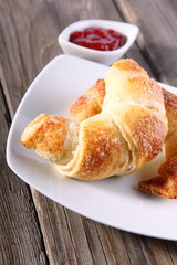 fresh croissants 