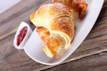 fresh croissants 