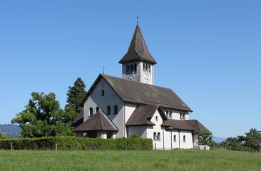 Beautiful church in Wetzikon, Switzerland