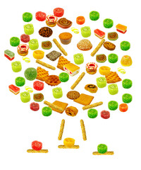 tree of sweets