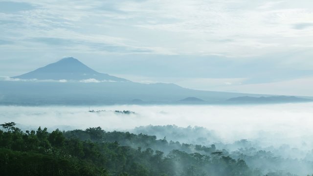Time Lapse of beautiful mountain landscape