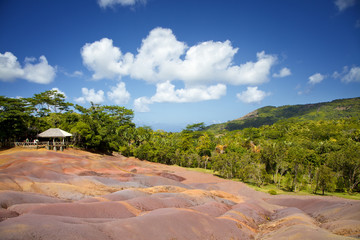 Color Sands on the island of Mauritius