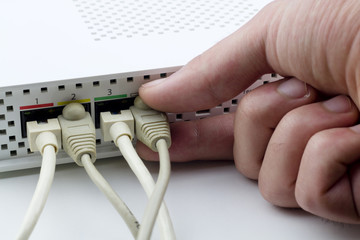 Router back conexion