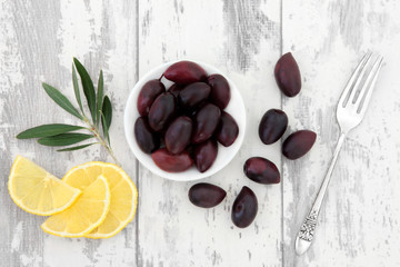 Olives and Lemon Fruit