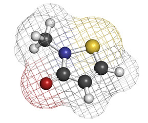 Methylisothiazolinone (MIT, MI) preservative molecule